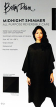 Midnight Shimmer All Purpose Reversible Cape by Betty Dain - £33.27 GBP