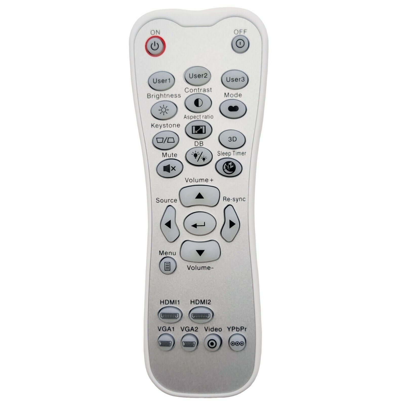 Projector Remote Control BR-3003B for Optoma GT1080 HD26 HD141X HD142X HD143X  			