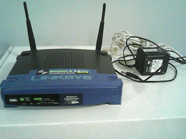 WRT54G v5 Linksys BROADBAND ROUTER wirelessG EtherFast switch ethernet i... - $35.60