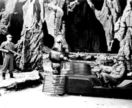 1956s FORBIDDEN PLANET crewmen ready to ride with Robby the Robot b/w 8x... - $100.27 MXN