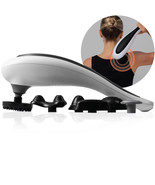Sharper Image Deep Tissue Massager Cordless Rechargeable 6 Attachments *... - £18.31 GBP