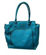 Kate Spade New York Teal Tote Pebble Leather Handbag Shoulder Purse Fron... - $103.93 CAD