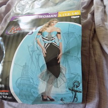 WOMENS KALEIDOSCOPE SEA SIREN COSTUME 12-14 LARGE  - $8.99