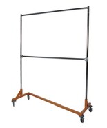 Classic Store Fixtures Cr-01zall Heavy Duty Rolling Garment Retail Dispp... - €103,00 EUR