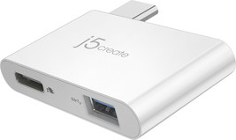 NEW j5create JCH349 USB 3.1 Type-C Charging Bridge White 10 Gbps Power Delivery - £7.50 GBP