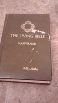 THE LIVING BIBLE GREEN PADDED - $10.25