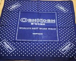 Vintage 1950s OshKosh B&#39;Gosh Bandana Blue Polka Dot Union Made USA Nice ... - $23.74