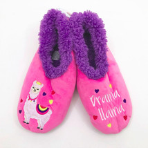 Snoozies Women&#39;s Drama LLama Non Skid Slippers Large 9/10 - $12.86