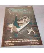 Thompson Better Built Boats 1950 Dealer Sales Brochure Catalog Pestigo W... - $54.79 CAD