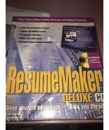 Resume Maker DELUXE EDITION CD] Brand New Sealed - £45.64 GBP