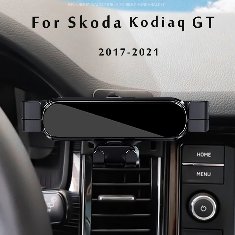 Car Phone Holder For Skoda Kodiaq GT 2021 2020 Car Styling Bracket GPS Stand - £22.12 GBP