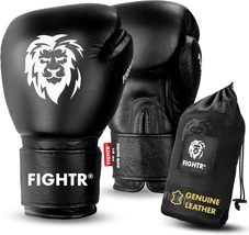 FIGHTR® Pro Boxing Gloves Made of Genuine Leather - $45.00