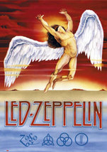 Led Zeppelin Poster 24x36 In Symbols Runes Page Plant Bonham Jones Nude Angel - £11.82 GBP