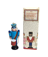 Avon Nutcracker Ornament Collection THE SOLDIER Wood 1984 Box Christmas ... - £10.07 GBP