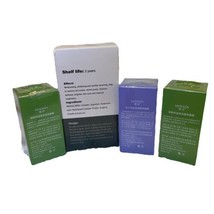 Bundle Pack of 4 Mask Items-Collagen Green Tea Egg Plant Cleansing Firming - £19.77 GBP