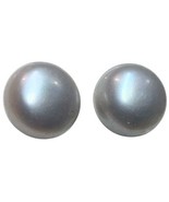Sterling Silver Pearl Stud Earrings  - $410.83 MXN