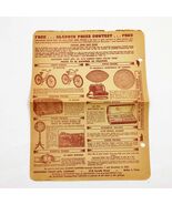 1951 Aladdin Prize Contest Advertising Sheet 8.5 x 10.5 Inches Vintage - $308.94 MXN