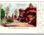 Buena Vista Drive Garden of the Gods Denver Colorado CO DB Postcard N24 - $3.36