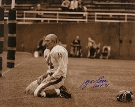 Y.A. Tittle signed New York Giants Blood 16x20 (Sepia) Photo HOF71 - £34.33 GBP