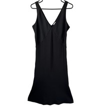 NEW A New Day Black Dress Medium Sleeveless Silky Midi Polyester Side Splits - £11.50 GBP