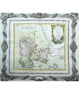 Denmark, large map by L. C. Desnos / M. Brion, 1767, Le Danemark, original color - €60,32 EUR