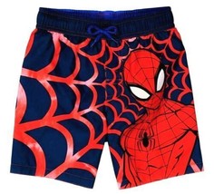SPIDER-MAN Avengers Swim Trunks UPF-50+ Bathing Suit Toddler&#39;s Size 4T Nwt - £16.88 GBP