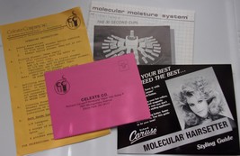 Vintage Caruso Molecular Moisture System Instruction &amp; Styling Booklets - £3.18 GBP