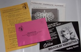 Vintage Caruso Molecular Moisture System Instruction &amp; Styling Booklets - €3,49 EUR