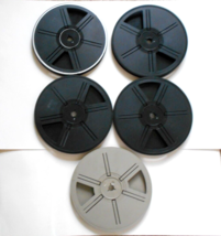 Bell &amp; Howell Plastic Super 8 400 ft. Movie Reels Lot of 5 - £19.38 GBP