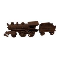 Antique Vintage Cast Iron Toy Train Locomotive Car - £23.96 GBP