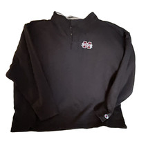 Mississippi State Bulldog Champion Button Pullover Long Sleeve Men&#39;s Sz 2XL - £16.95 GBP