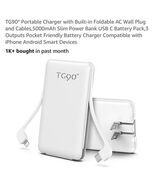 TG90° Power Bank with Built in AC Wall Plug Ultra Slim 10000mah Portable... - €34,16 EUR TG90° Power Bank with Built in AC Wall Plug Ultra Slim 10000mah Portable... - €34,16 EUR