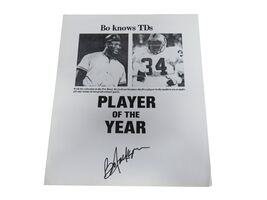 Bo Jackson Bo Knows TDs Autographed Photo Reprint Marvin Hecht - $16.48 CAD