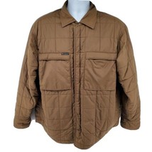 Victorinox Swiss Army Jacket Size L Mens Reversible Quilted Brown Beige - £55.35 GBP