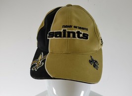 Vintage Retro Stitch New Orleans Saints Nfl Football Reebok Adjustable Hat Cap - £23.31 GBP