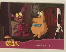 Aaahh Real Monsters Trading Card 1995  #2 Unreal Monster - £1.55 GBP