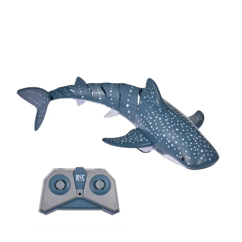 1:18 2.4G RC Shark Fish Boat Robot Radio Simulation Waterproof Model Ele... - $33.62