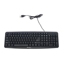 Verbatim Slimline Wired Keyboard USB Plug-and-Play Numeric Keypad Adjustable Til - £16.88 GBP