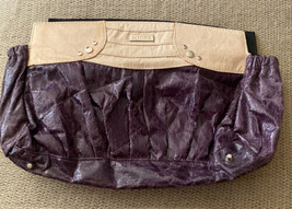 Miche Classic Size Purse Bag Shell Cover Violet Purple &amp; Cream - $7.84