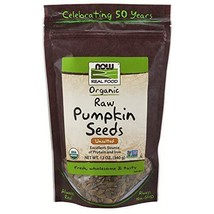 NOW Foods Organic Pumpkin Seeds, 12-Ounce - £10.24 GBP