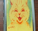 Cat Art LW Vintage Ad 100&#39;s Cigarette Case lighter ID Holder Wallet - $21.73