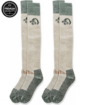 2 Pair Ducks Unlimited Merino Wool Wader Tall Extra Long Heavyweight Warm Socks - £22.01 GBP