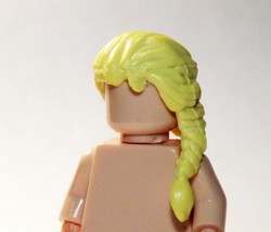 Blond Hair with Pony tail hair piece for Minifigure Collection Toy US Seller - $5.62