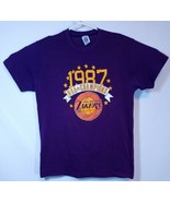 Vtg 1987 NBA Champions Los Angeles Lakers Logo 7 T-Shirt Paper Thin Size L 42-44 - $45.00