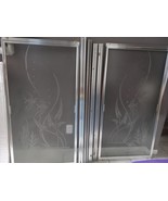 Beautiful &quot;Under the Sea&quot; Themed Etched Shower Doors w/ Frame - $445.50