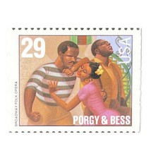 Porgy &amp; Bess 1993 USPS Stamp Legends American Musical Theater Mint Gumme... - £2.77 GBP