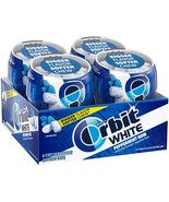 ORBIT Gum WHITE Peppermint Sugar Free Chewing Gum, 40 Piece Bottle (4 Pack) - £22.13 GBP