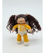Vintage 1984 OAA Cabbage Patch Kids Mini PVC Figure Long Brown Hair Girl - £13.23 GBP
