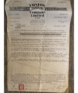 Altes Vintage Palästina Dokument L Union Company Policy 1940 - $68.74 CAD