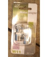 LDR W11, 507 7100 Straight Fittings 3/8&quot; X 3/8&quot;, Chrome - $1.69 CAD